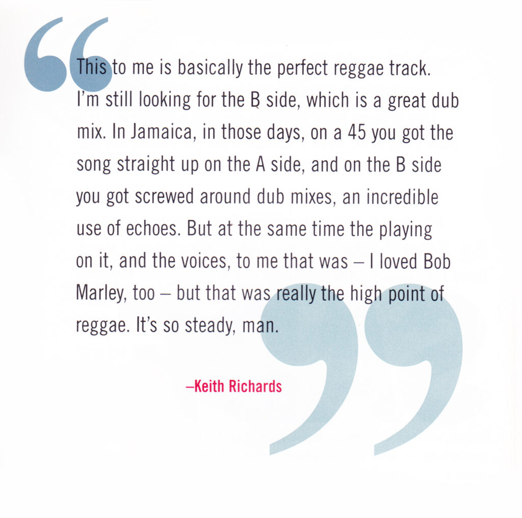 Keith Richards talks about the Itals